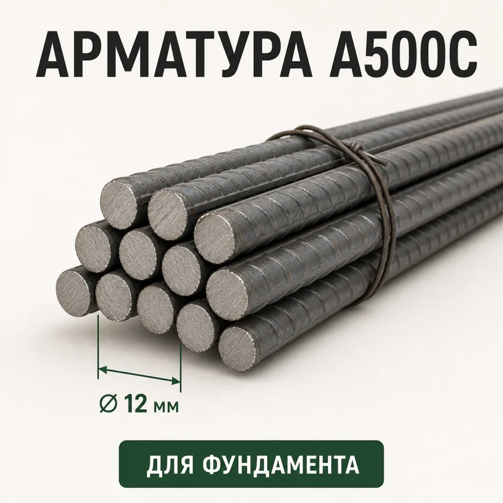 Арматура А500С 12 мм