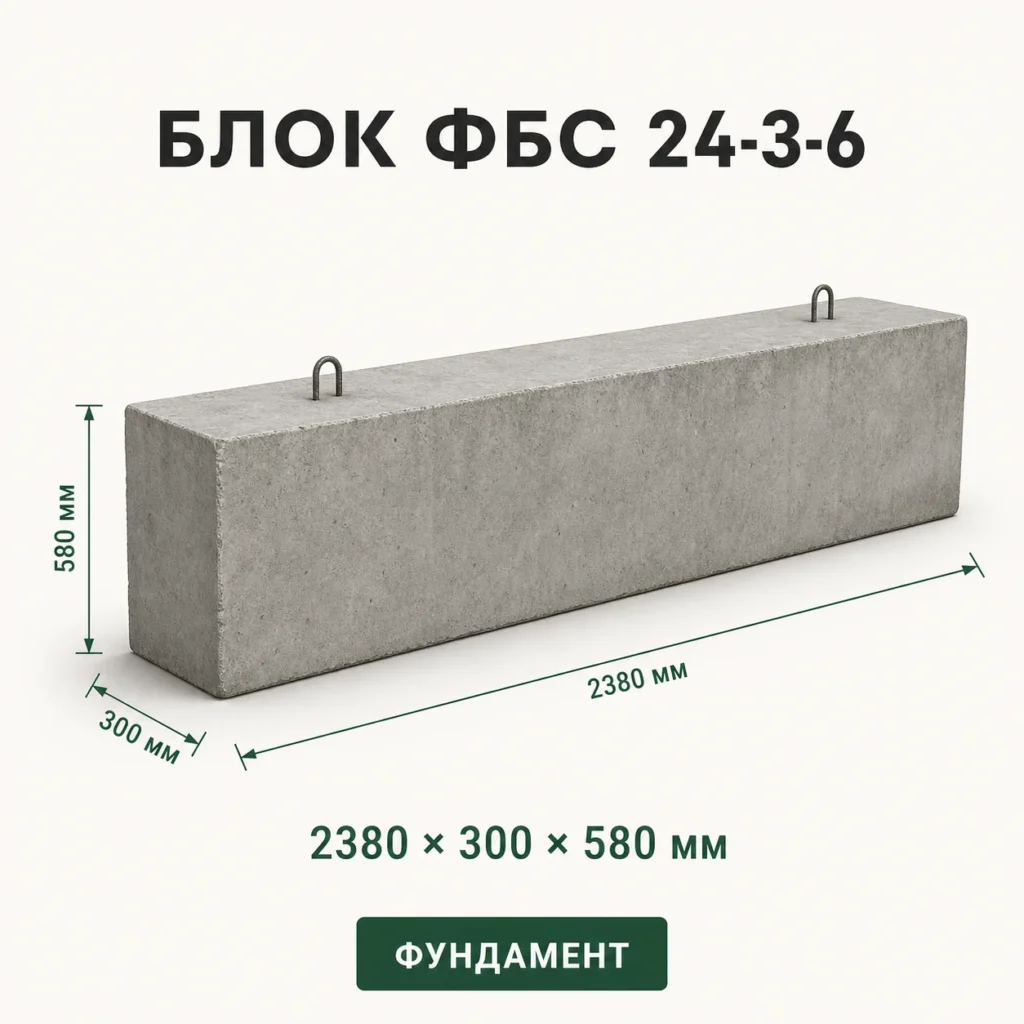 Блок ФБС 24-3-6