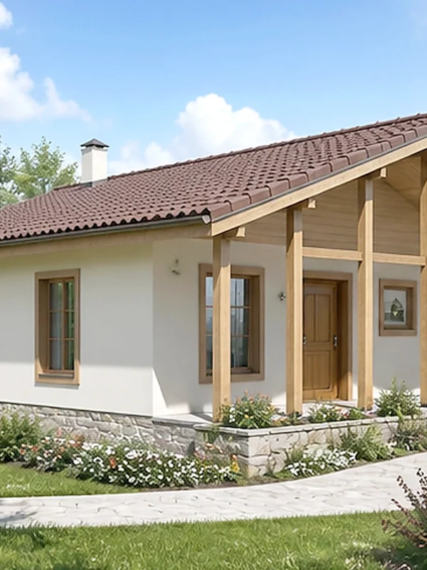 Проект одноэтажного дома 71 м²