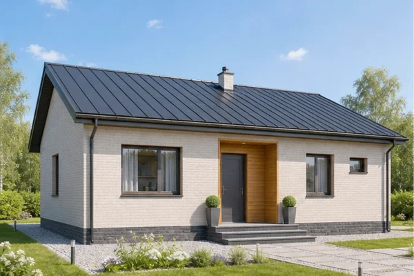 Проект одноэтажного дома 80 м²