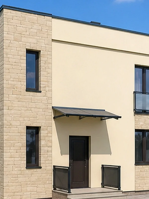Проект двухэтажного дома из СИП-панелей 147,9 м² с террасой № 2180