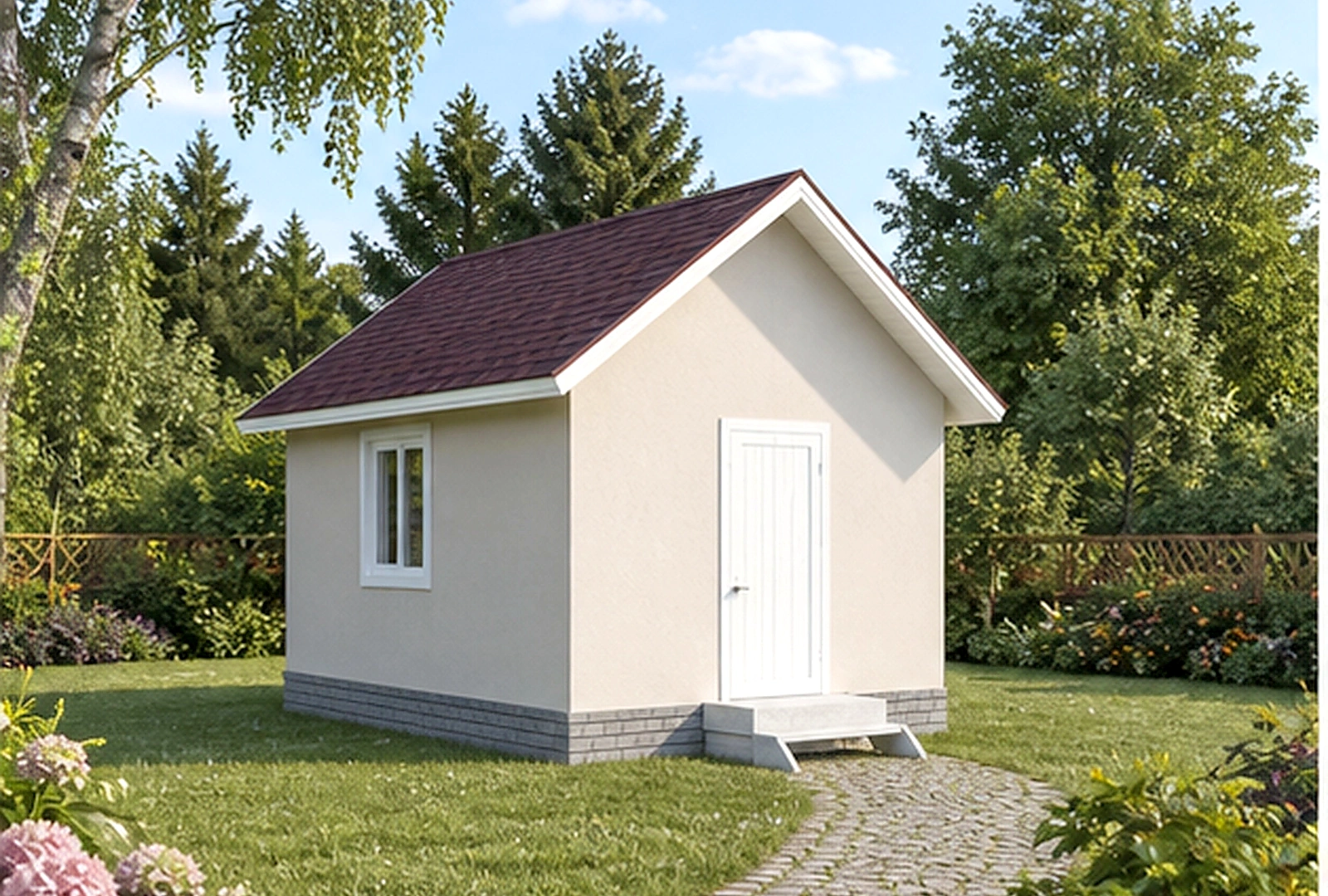Проект SIP-садового кабинета 17,39 м² № 3577