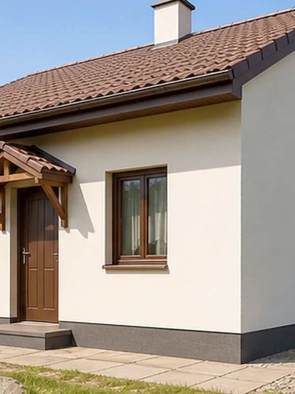 Проект SIP-гостевого дома с террасой 44 м² № 3573