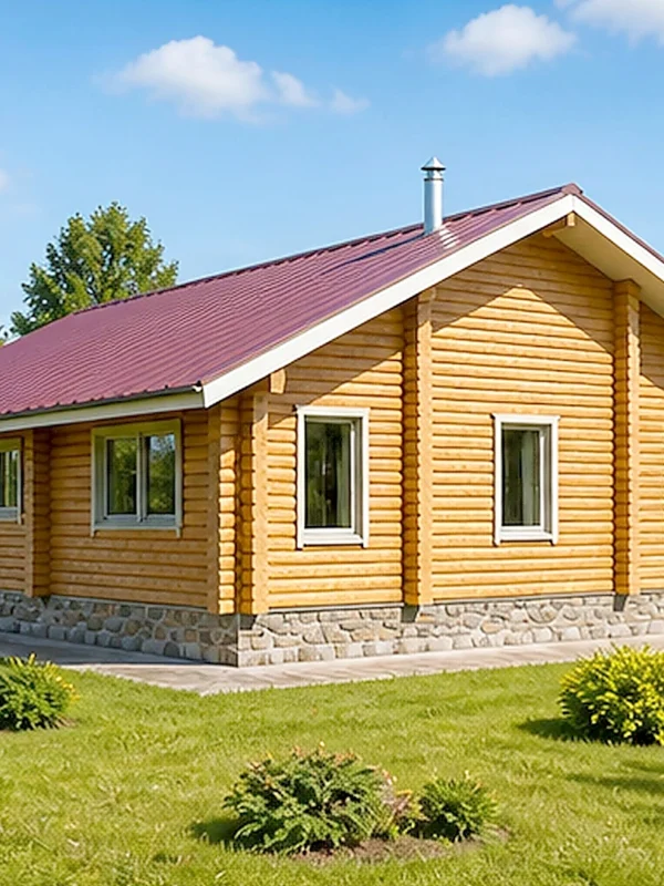 Проект одноэтажного дома 125 м² с террасой