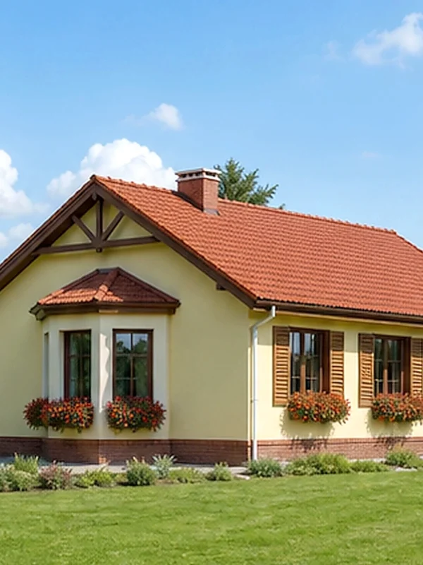 Проект одноэтажного дома 85 м²