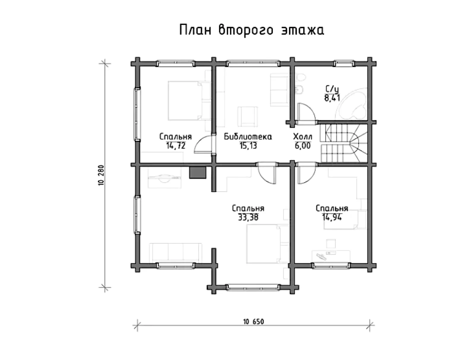 Планировка — Проект двухэтажного дома 219,3 м² с гаражом