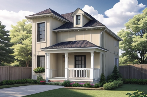 DreamShaper LCM + House Architecture LoRA — 35.5 сек/картинка