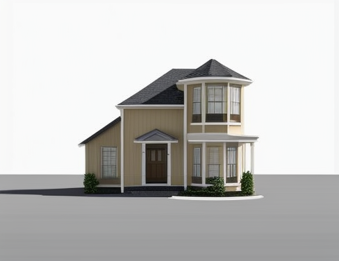 DreamShaper LCM + House Architecture LoRA — 35.5 сек/картинка
