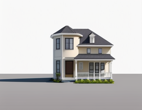 DreamShaper LCM + House Architecture LoRA — 35.5 сек/картинка